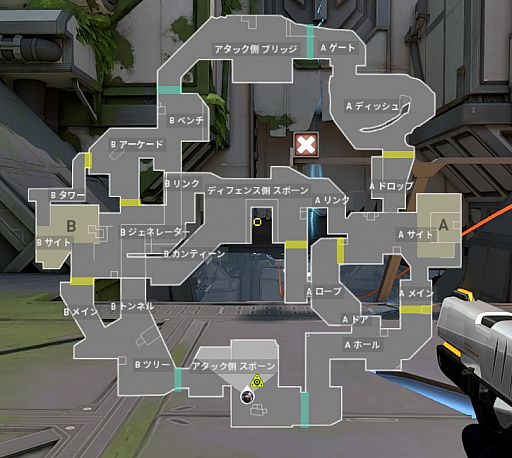 ꡼ No.013 | VALORANTץԥ3 Act2 ޥåס֥ե饯㡼פԥƥȥݡȤϤǥãϡʬɤ