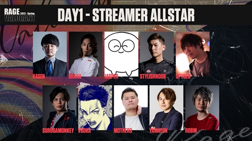 ���������꡼ No.002�Υ���ͥ������ / ��RAGE VALORANT 2022 Spring�פ�2022ǯ5��7�����Ťˡ������åȤ�����Ⳬ��