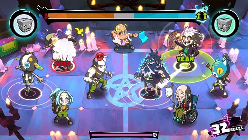 画像ギャラリー No.002のサムネイル画像 / ドッジボールを題材としたリズムゲーム「スーパードッジボールビーツ」が11月7日に発売。Switch版のあらかじめDLもスタート