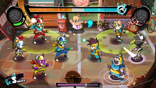 画像ギャラリー No.003のサムネイル画像 / ドッジボールを題材としたリズムゲーム「スーパードッジボールビーツ」が11月7日に発売。Switch版のあらかじめDLもスタート