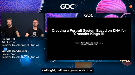 ꡼ No.004 | GDC 2021ϡCrusader Kings IIIפΡȰɥƥȥ饯եåμưˤĤơѤȥȤξ̤