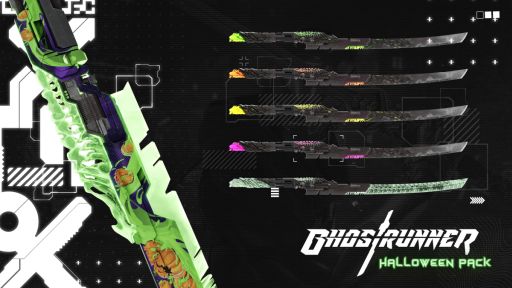 画像ギャラリー No.002のサムネイル画像 / PC版「Ghostrunner」のDLC“Halloween Pack”が発売。ハロウィンをモチーフにしたスキンを収録