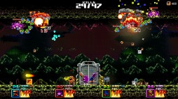 画像ギャラリー No.003のサムネイル画像 / Switch向けアクション「ガンズ・オブ・マーシー」が配信開始。エイリアンの大群に立ち向かうヒーロー達の活躍を描く