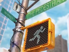 街中にある看板だけが自分の世界。新作パズルアクション「The Pedestrian」が本日リリース