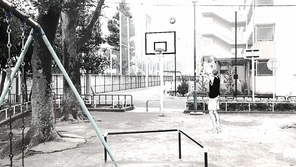 画像集 001 桜木花道のシュート練習を見る アプリ Slam Dunk Talkin To The