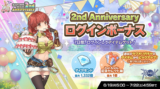 ���������꡼ No.004�Υ���ͥ������ / 6��28���˥����ӥ�����2��ǯ��ޤ���֥饰�ʥ������ꥸ��ס���������ܡ��ʥ��䥲�����⥤�٥�����ܤΡ�2nd Anniversary���ߥ����ȡץ����ץ�