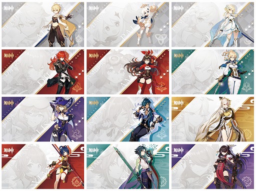 画像ギャラリー No.004のサムネイル画像 / アニメイト,「原神」フェアを12月9日より実施。新宿ハルク店ではオンリーショップを開催