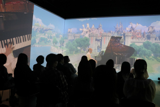 画像ギャラリー No.009のサムネイル画像 / 「原神」コラボイベントをヤマハ銀座店にて開催中。スタンプラリーやピアノYouTuber4名がアレンジした楽曲の映像上映を実施