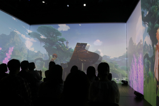 画像ギャラリー No.012のサムネイル画像 / 「原神」コラボイベントをヤマハ銀座店にて開催中。スタンプラリーやピアノYouTuber4名がアレンジした楽曲の映像上映を実施