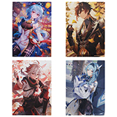 画像ギャラリー No.004のサムネイル画像 / スシロー,「原神」の一番くじを発売。甘雨,鍾離,楓原万葉,エウルアらの描き下ろしイラストを使用したグッズが当たる