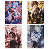 画像ギャラリー No.007のサムネイル画像 / スシロー,「原神」の一番くじを発売。甘雨,鍾離,楓原万葉,エウルアらの描き下ろしイラストを使用したグッズが当たる