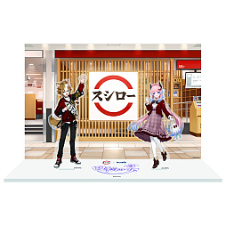 画像ギャラリー No.002のサムネイル画像 / 「原神」×スシロー,コラボ限定グッズの受注販売開始。心海とゴローのコラボイラストを使用したアクリルジオラマや描き下ろし缶バッジなど