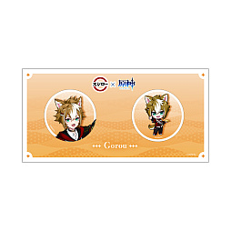 画像ギャラリー No.004のサムネイル画像 / 「原神」×スシロー,コラボ限定グッズの受注販売開始。心海とゴローのコラボイラストを使用したアクリルジオラマや描き下ろし缶バッジなど