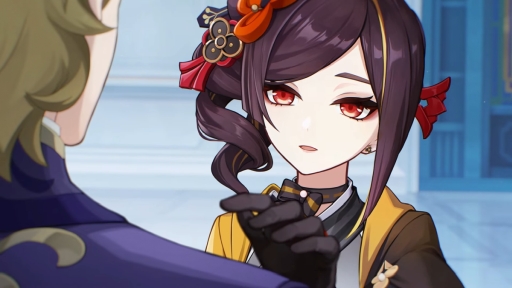 画像ギャラリー No.002のサムネイル画像 / 「原神」,千織(CV:竹達彩奈)の情報を公開。エピソード動画「緋織一心」では,千織の絶対に曲げられない規則が垣間見える