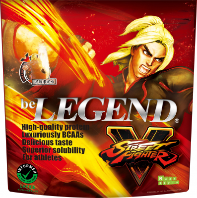 画像ギャラリー No.002のサムネイル画像 / Real Styleから「ストリートファイターV」“ケン 昇龍拳風味”と“春麗 百裂脚風味”のプロテインが登場