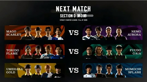 画像ギャラリー No.001のサムネイル画像 / 「ストリートファイターリーグ: Pro-JP 2020」第3節の結果が公開。第4節の配信情報も