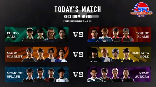 画像ギャラリー No.003のサムネイル画像 / 「ストリートファイターリーグ: Pro-JP 2020」第9節の対戦結果が公開。第10節の予告映像も