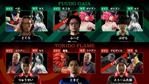 画像ギャラリー No.004のサムネイル画像 / 「ストリートファイターリーグ: Pro-JP 2020」第9節の対戦結果が公開。第10節の予告映像も
