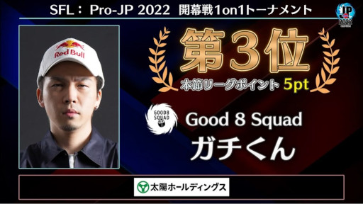 画像ギャラリー No.005のサムネイル画像 / 「ストリートファイターリーグ: Pro-JP 2022 開幕戦 1on1トーナメント」結果発表。優勝はふ〜ど選手