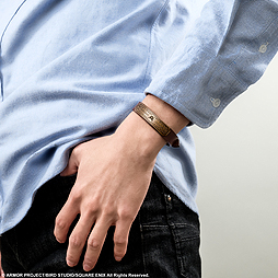 画像ギャラリー No.004のサムネイル画像 / 「ロトのしるし」刻印入りプレート付き本革レザーブレスレットが「ドラゴンクエスト」グッズの新商品として4月に発売へ