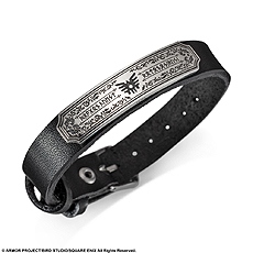 画像ギャラリー No.009のサムネイル画像 / 「ロトのしるし」刻印入りプレート付き本革レザーブレスレットが「ドラゴンクエスト」グッズの新商品として4月に発売へ