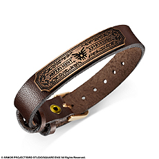 画像ギャラリー No.010のサムネイル画像 / 「ロトのしるし」刻印入りプレート付き本革レザーブレスレットが「ドラゴンクエスト」グッズの新商品として4月に発売へ