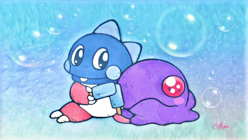 画像ギャラリー No.005のサムネイル画像 / 「バブルボブル 4 フレンズ」イラストコンテストの結果が発表。入賞作品の紹介動画も