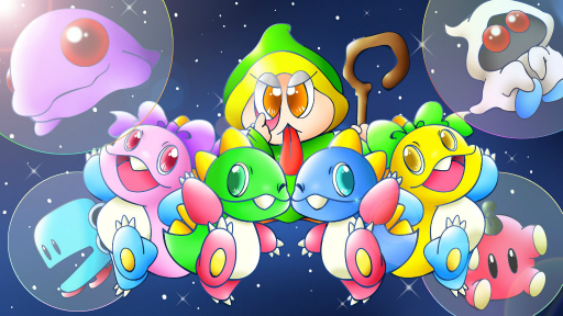 画像ギャラリー No.007のサムネイル画像 / 「バブルボブル 4 フレンズ」イラストコンテストの結果が発表。入賞作品の紹介動画も