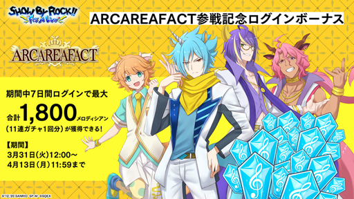 ���������꡼ No.002�Υ���ͥ������ / ��SHOW BY ROCK!! Fes A Live�ס��͵��Х�ɡ�ARCAREAFACT�פ������˻���