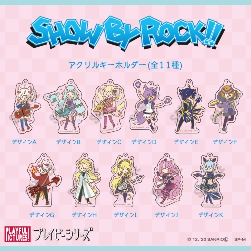 画像ギャラリー No.002のサムネイル画像 / 「SHOW BY ROCK!!」×プレイピーシリーズ,パスケースやアクリルキーホルダーなどの一般販売が本日開始