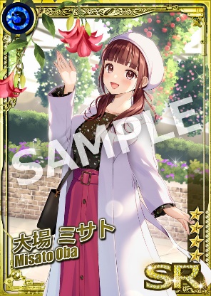 画像ギャラリー No.004のサムネイル画像 / 「六本木サディスティックナイト」,ももしき氏による“大場ミサト”のイラストを使用したカードが登場