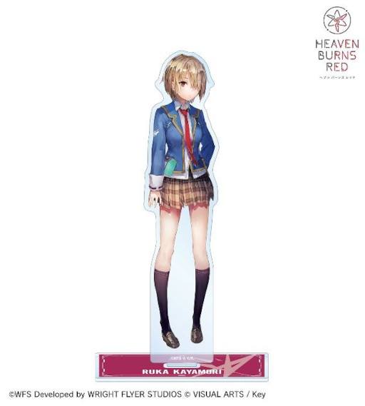 画像ギャラリー No.003のサムネイル画像 / 「ヘブンバーンズレッド」,トレーディングアクリルネームプレートなどグッズ3種の受注をAMNIBUSにて開始