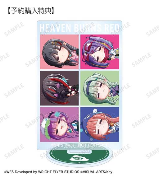 画像ギャラリー No.003のサムネイル画像 / “トレーディング ちびころ アクリルスタンド”など「ヘブンバーンズレッド」のグッズが登場。受注受付を開始