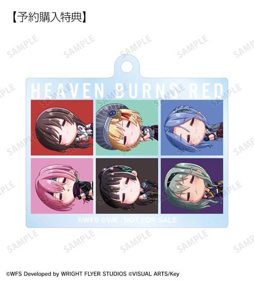 画像ギャラリー No.015のサムネイル画像 / “トレーディング ちびころ アクリルスタンド”など「ヘブンバーンズレッド」のグッズが登場。受注受付を開始