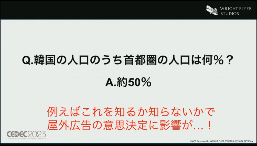 ���������꡼ No.014�Υ���ͥ������ / ��CEDEC 2023��WFS�����֥إ֥�С��󥺥�åɡ����λ��ǡ��ڹ���ǥ�꡼���ˤ����륢�����ظ������ޡ����ƥ��󥰡����ߥ�˥ƥ���ά�Ȥ�