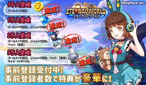 画像ギャラリー No.004のサムネイル画像 / MMORPG「Eternal World」の正式サービスが開始。ジェムが獲得できる記念イベントも開催