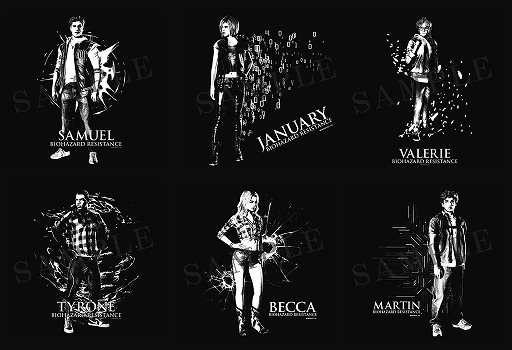 画像ギャラリー No.004のサムネイル画像 / 「BIOHAZARD RE:3」と「BIOHAZARD RE:2」のイーカプコン限定オリジナルTシャツが登場