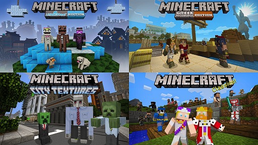 マッシュアップパックやテクスチャなどを同梱した Minecraft Starter Collection が本日配信 パッケージ版 は年1月16日に発売