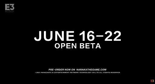 ꡼ No.004 | E3 2021ϡNARAKA: BLADEPOINTפȯ812˷ǽOBT617200饹ȡȱۻաɤȤΥ𾭤ʤɤξ餫