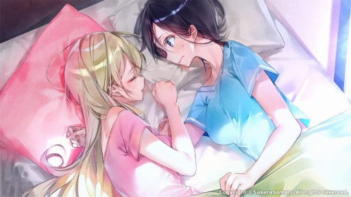 百合系アドベンチャー 推しのラブより恋のラブ が本日リリース 不運なオタクolとギャルのドタバタ恋愛コメディ