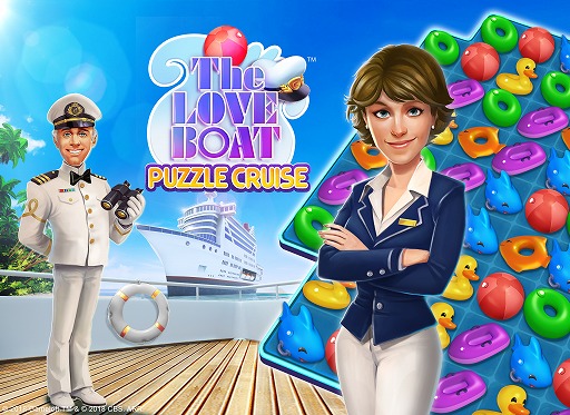 アメリカの人気ドラマを原作としたマッチ3パズルゲーム The Love Boat クルーズでパズル が配信開始