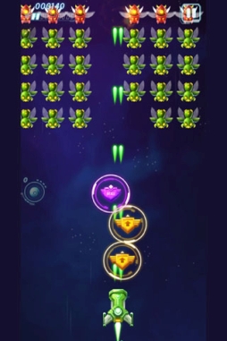 ���������꡼ No.002�Υ���ͥ������ / STG�ֶ�ϵ߽к����Monster Strike��Galaxy Shooter�פ�au���ޡ��ȥѥ��ǥ����ӥ�����