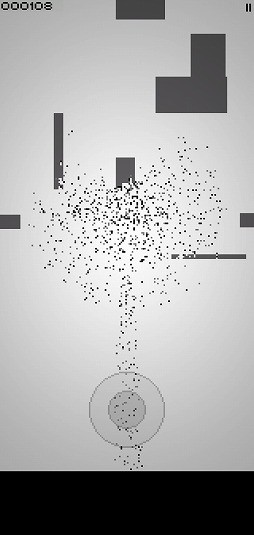 画像ギャラリー No.004のサムネイル画像 / 噴射時の反動を利用して飛びまわるアクションゲーム。「Spout」を紹介する「(ほぼ)日刊スマホゲーム通信」第2188回