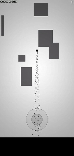 画像ギャラリー No.005のサムネイル画像 / 噴射時の反動を利用して飛びまわるアクションゲーム。「Spout」を紹介する「(ほぼ)日刊スマホゲーム通信」第2188回