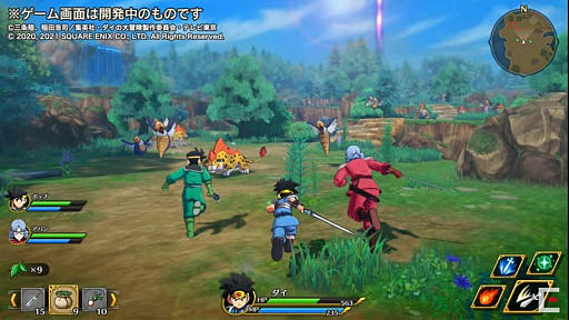 画像ギャラリー No.001のサムネイル画像 / 「インフィニティ ストラッシュ ドラゴンクエスト ダイの大冒険」のスクリーンショットが公開。プロデューサーからのコメントも