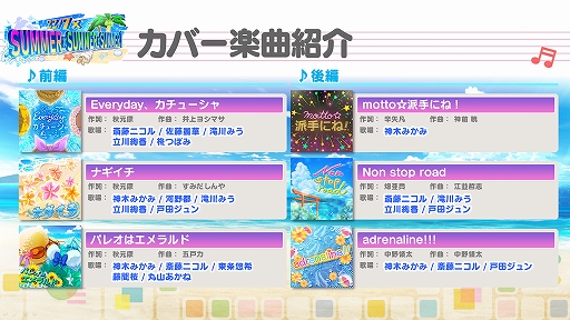 ���������꡼ No.005�Υ���ͥ������ / ��22/7 ���ڤλ��֡ס���ο��奤�٥�ȡ�22/7��SUMMER��SUMMER��SUMMER�������ŷ���