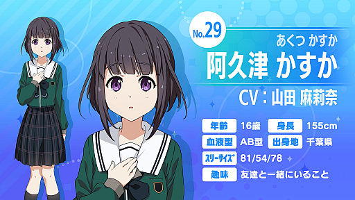 画像ギャラリー No.015のサムネイル画像 / 「22/7 音楽の時間」,“二人三脚プロジェクト”の投票結果発表