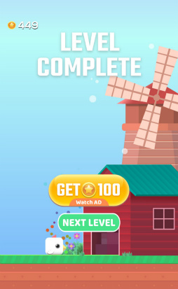 画像ギャラリー No.008のサムネイル画像 / ニワトリは縦に伸びる。スマホ向けアクション「Square Bird」を紹介する「(ほぼ)日刊スマホゲーム通信」第2196回