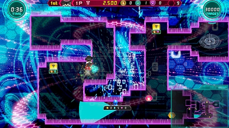 画像ギャラリー No.006のサムネイル画像 / Switch用「大乱盗!ジュエルウォーズ」が本日配信。フィールドのジュエルを集めて脱出するバトルアクション。最大4人でのチームバトルにも対応