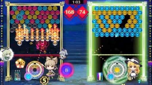 画像ギャラリー No.003のサムネイル画像 / 「東方スペルバブル」の追加DLC“キャラクターパック 豊聡耳神子”本日配信開始。例大祭セールも実施